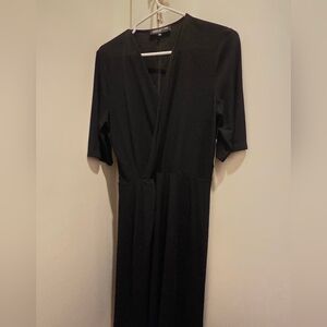 Jones New York Black Midi Dress Size XL NWT